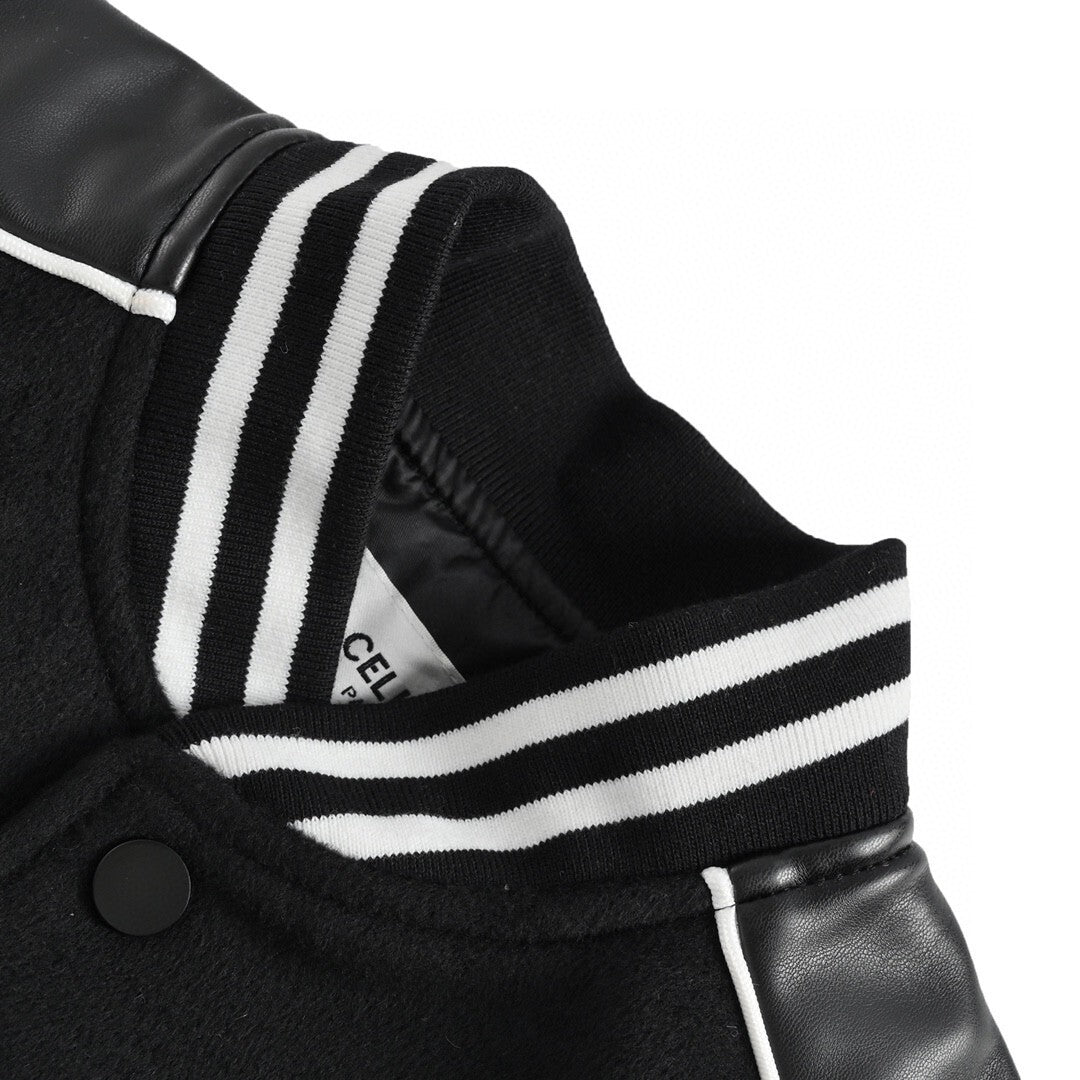 Celine Varsity Jacket "Black-White"