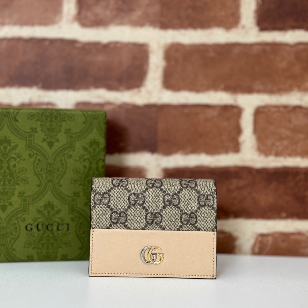 Gucci Bi-colour GG Marmont Small Wallet