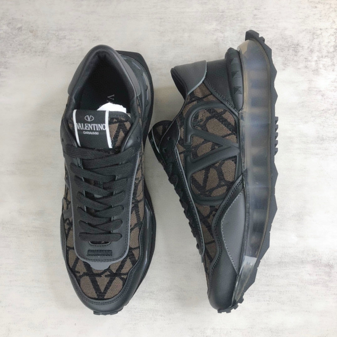 Valentino Garavani Netrunner "Black-Brown Monogram"