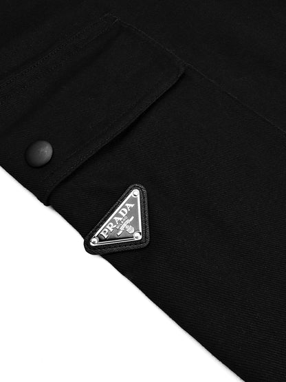 Prada Cotton Bermudas "Black"