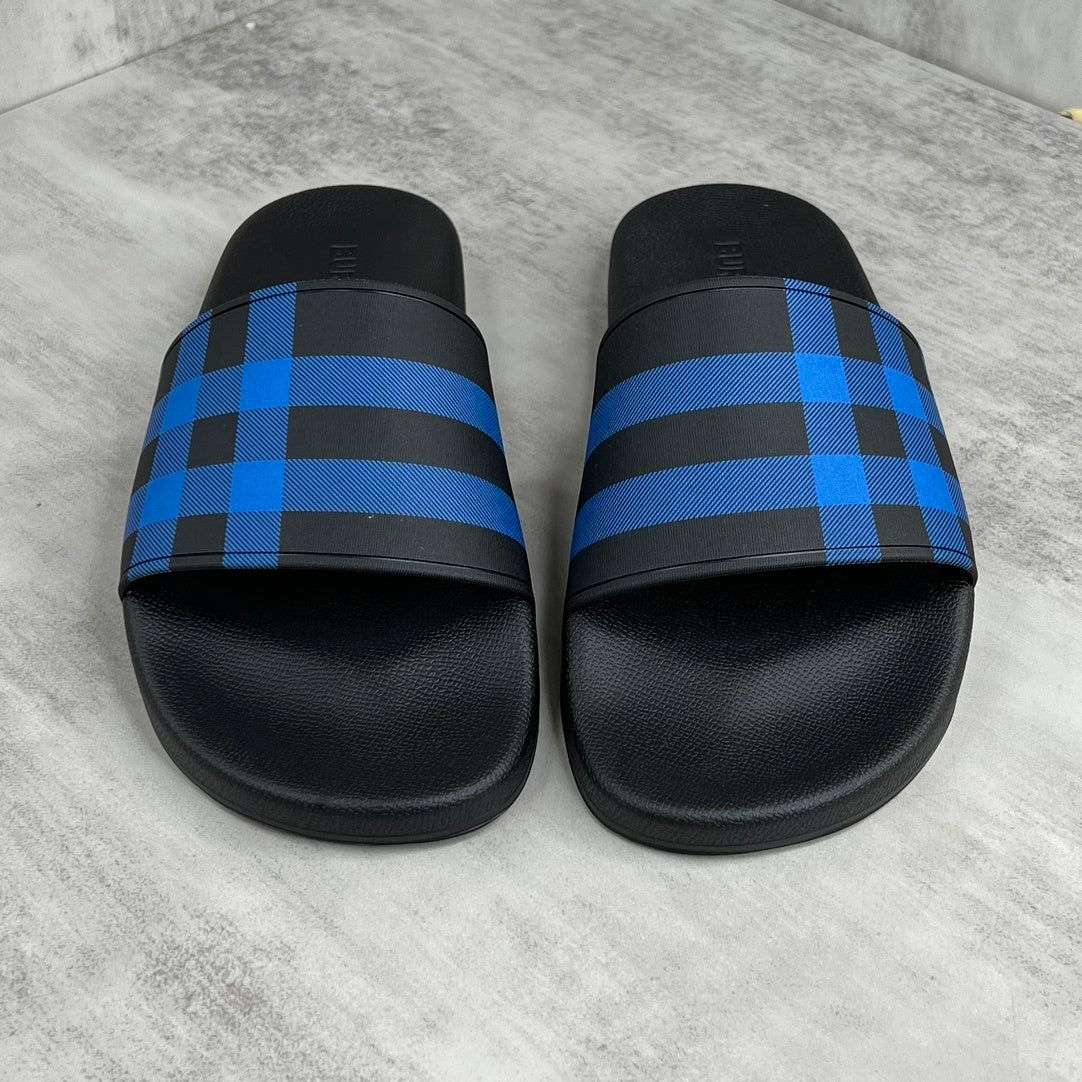 Burberry Slides "Black-Blue"