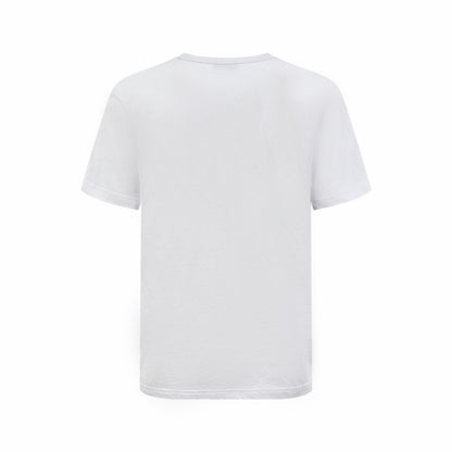 Dior Ribbon T-Shirt "White Cotton Jersey"