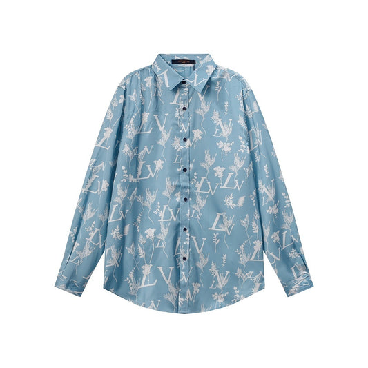 Louis Vuitton Floral Shirt "Blue"