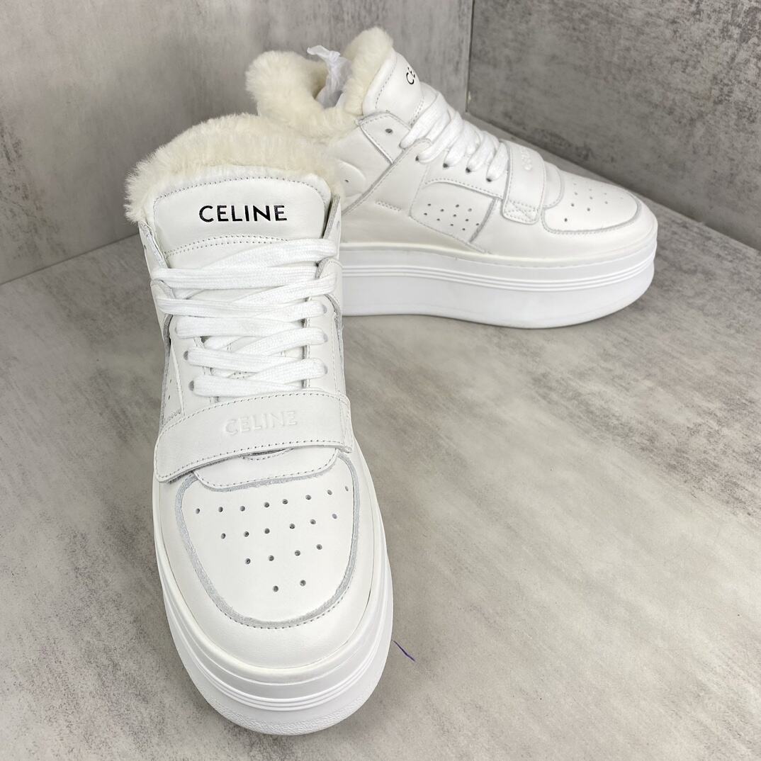 Celine Platform High-Top "White"
