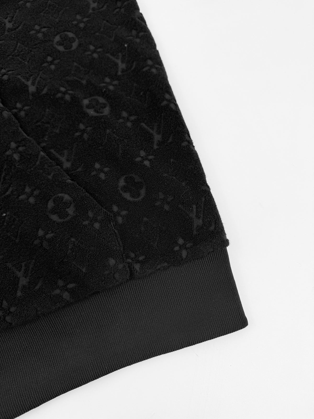Louis Vuitton Monogram French Terry Zip-Through Hoodie "Black"