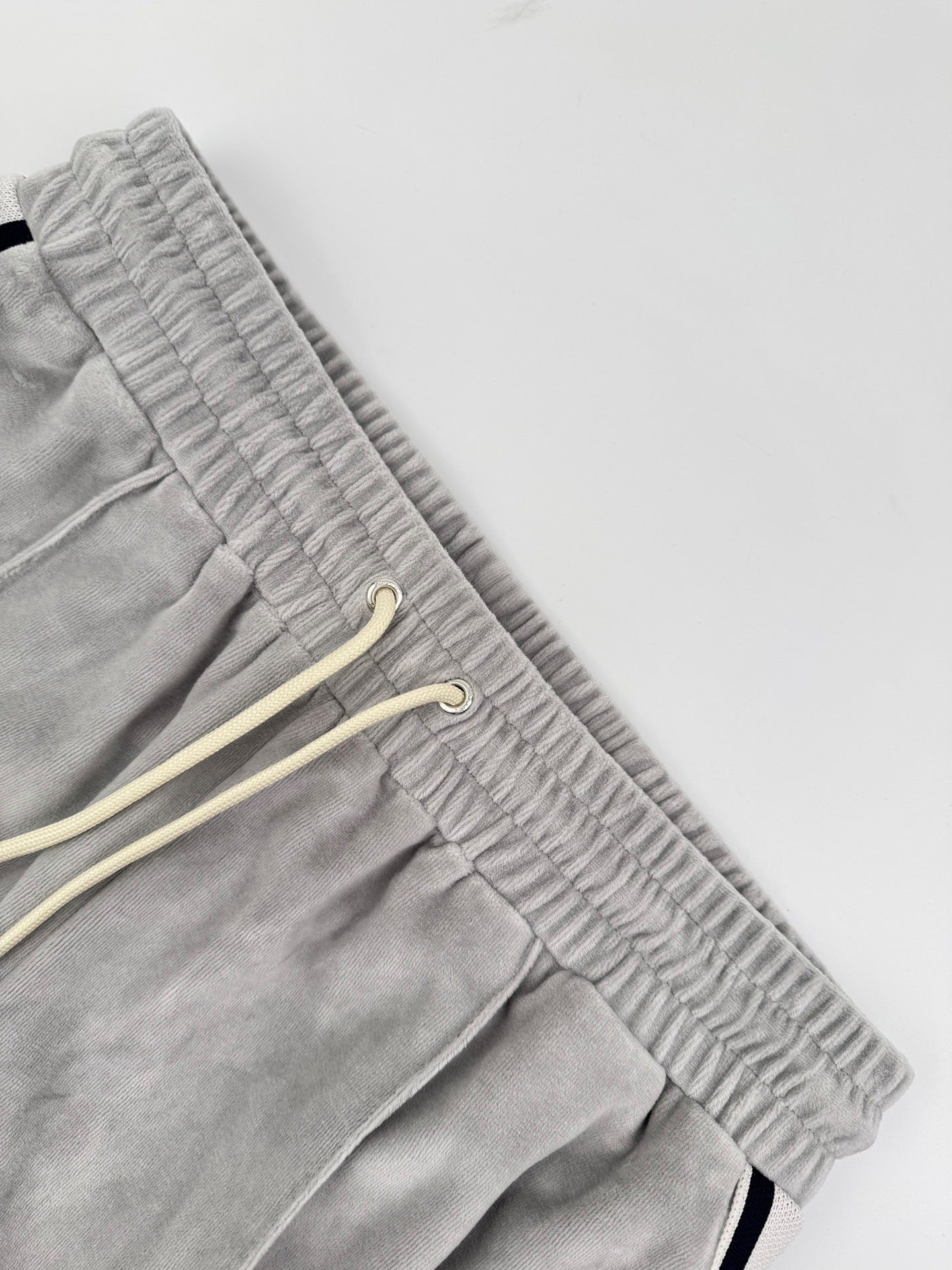 Celine Velvet Tracksuit Sweatpants "Grey"