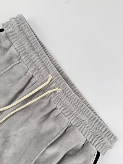 Celine Velvet Tracksuit Sweatpants "Grey"