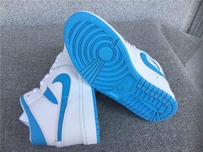 Air Jordan 1 Mid "UNC-White"