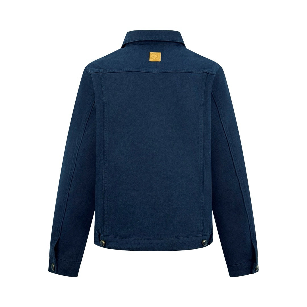 Louis Vuitton Garment-Dyed Denim Type II Trucker Jacket