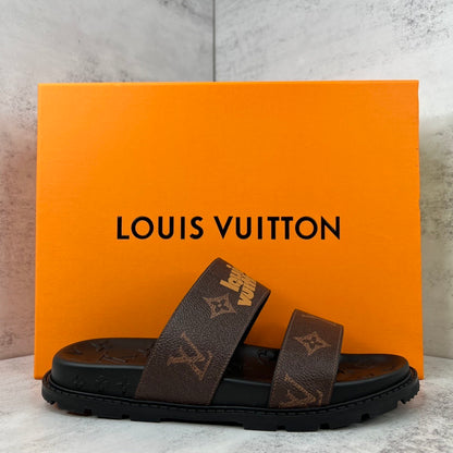 Louis Vuitton Slides "Brown-Black"