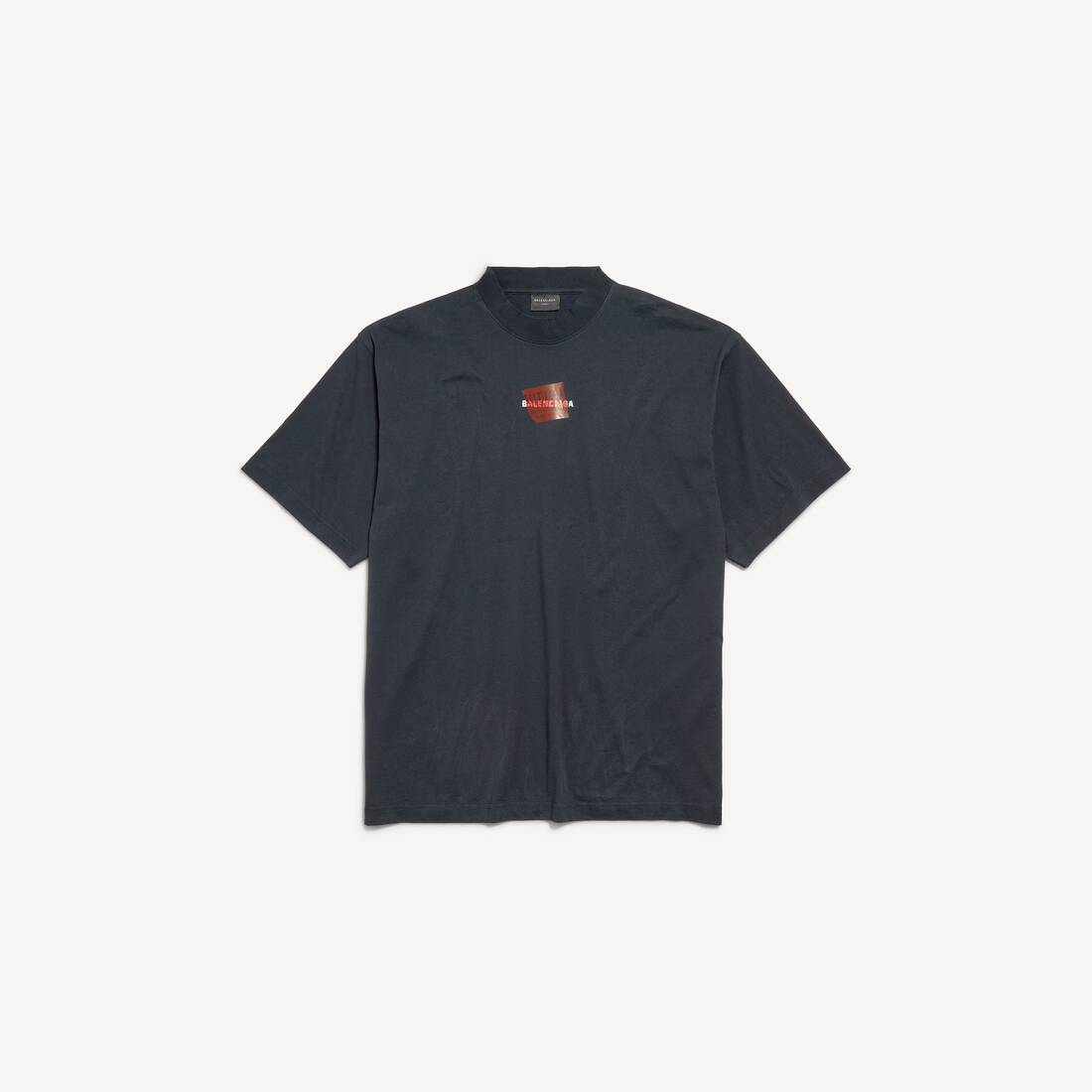 Balenciaga Taped Back T-Shirt "Black"