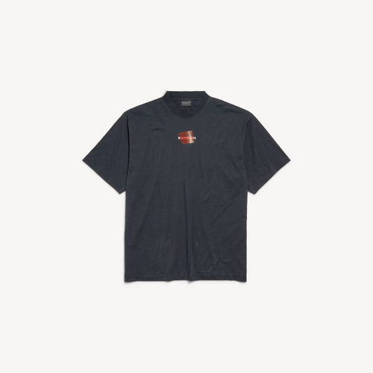 Balenciaga Taped Back T-Shirt "Black"