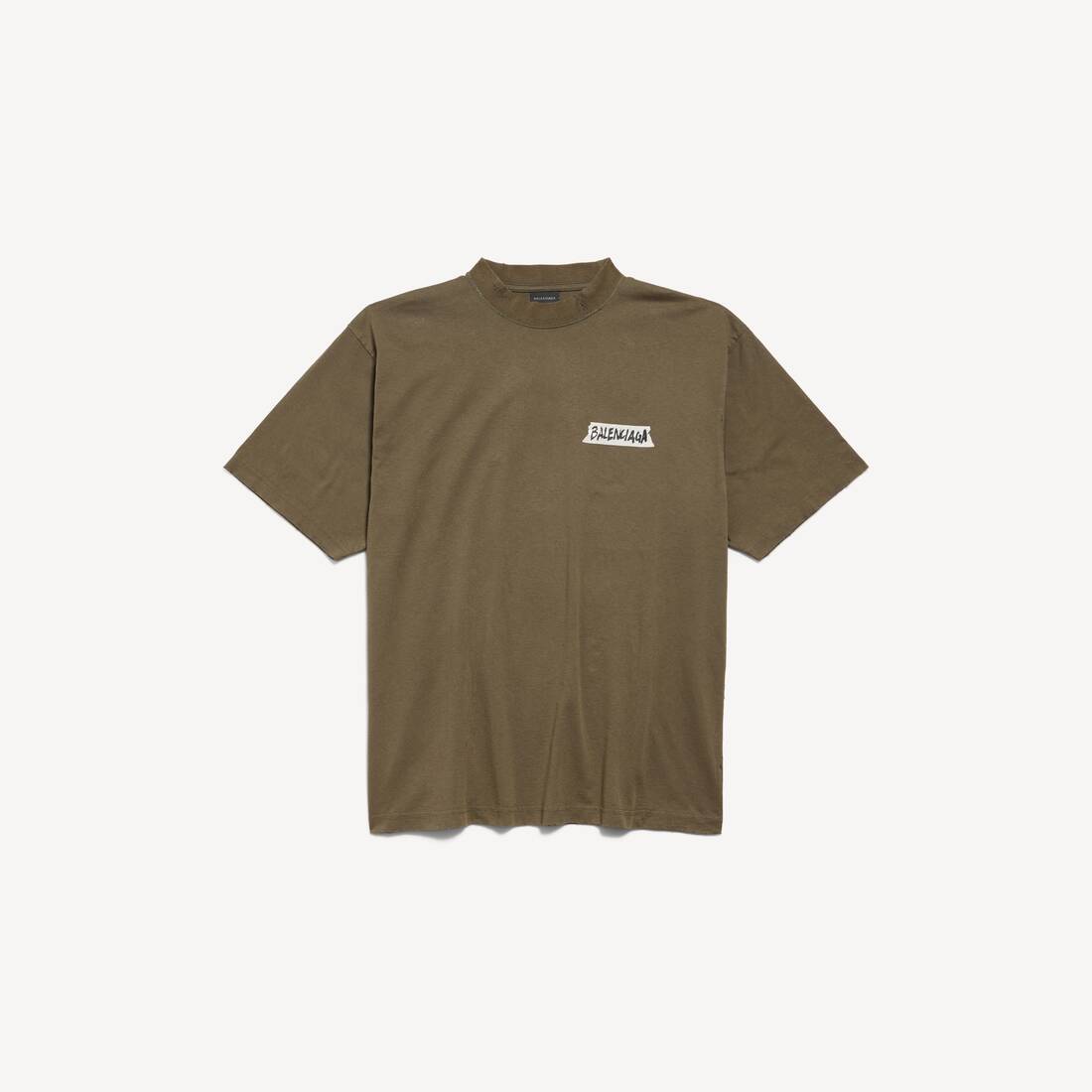 Balenciaga Masking Tape T-Shirt "Khaki"