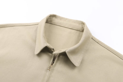 Prada Denim Blouson Jacket "Sand"