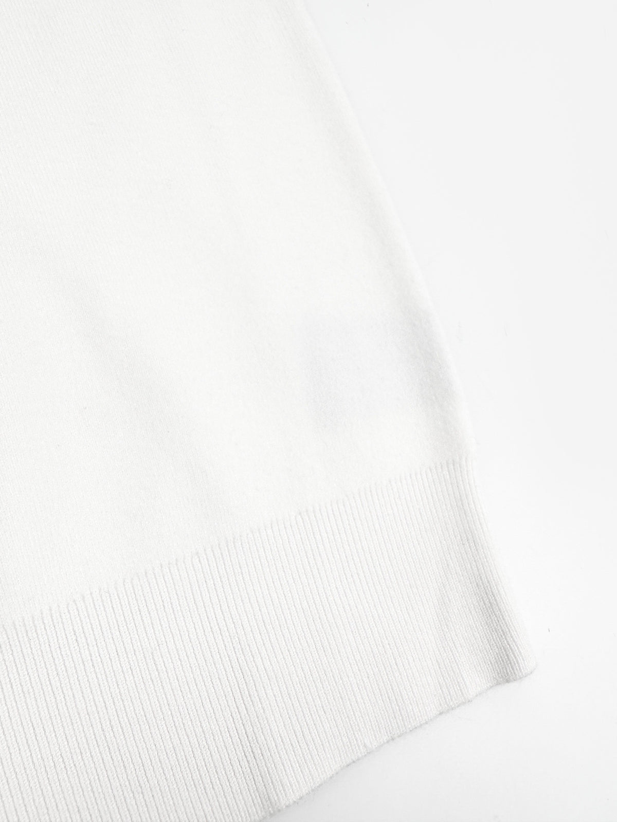 Zegna High Performance Wool Crewneck Sweater "White"