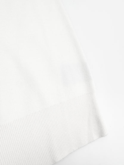 Zegna High Performance Wool Crewneck Sweater "White"
