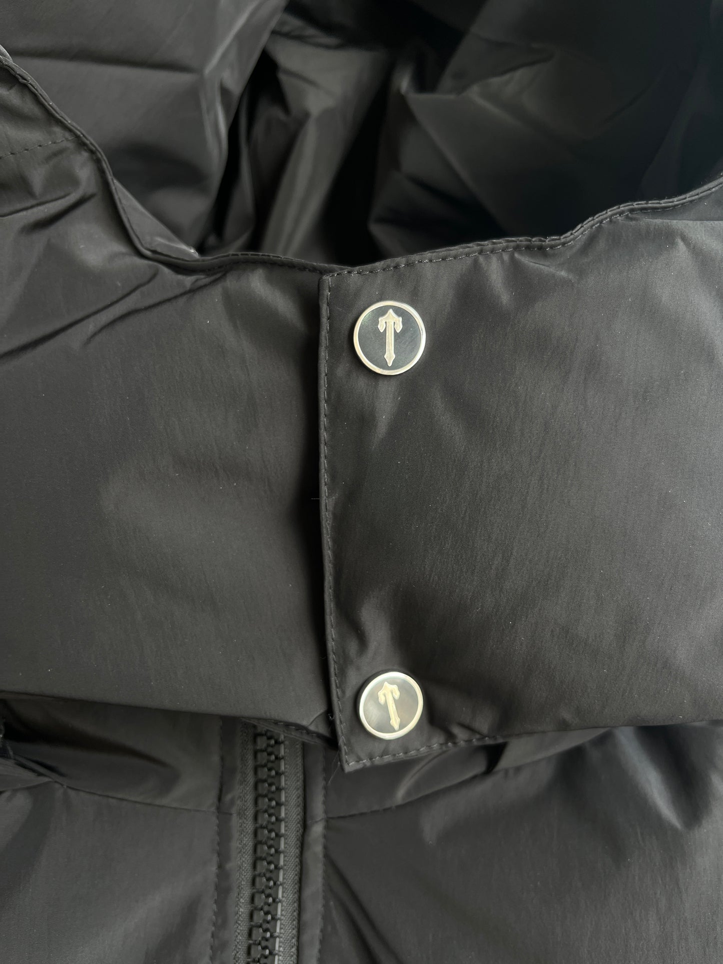 Trapstar Short Irongate Down Jacket "Black"