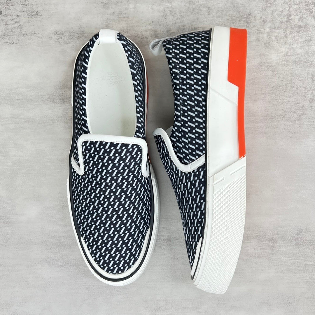 Hermes Gliss Slip-On "Black-White"