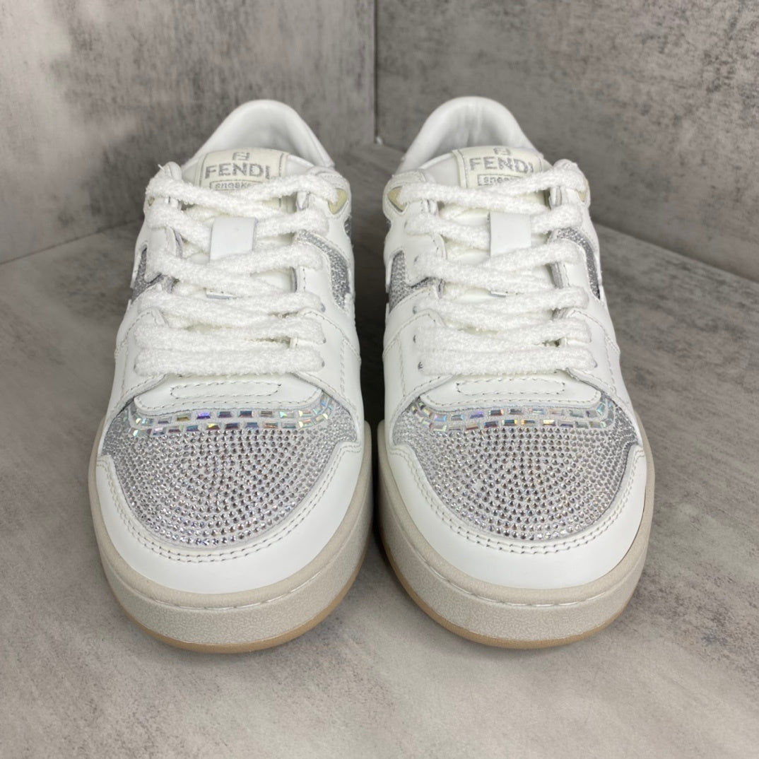 Fendi Match "White-Beige" Crystals