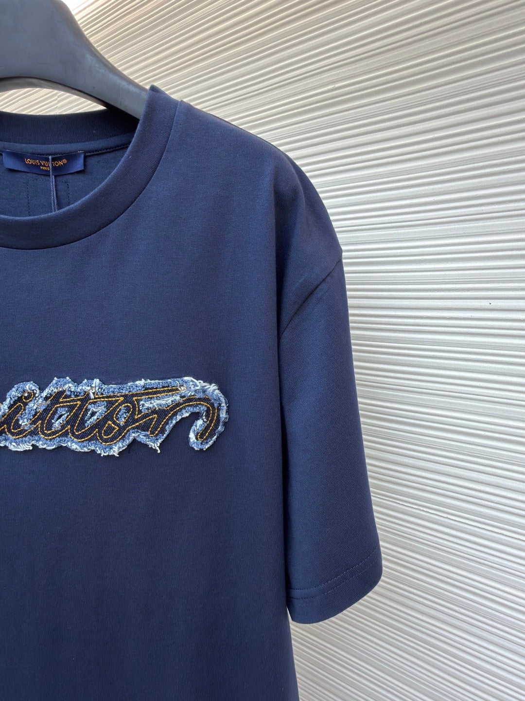 Louis Vuitton Denim Signature Short-Sleeved T-Shirt "Deep Navy"