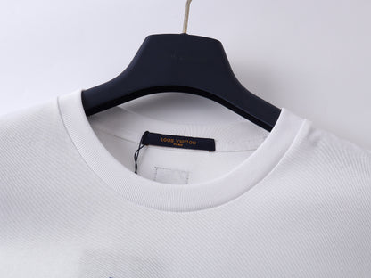 Louis Vuitton Graphic Cotton T-Shirt "Milky White"
