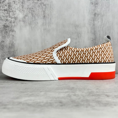 Hermes Gliss Slip-On "Beige-White"