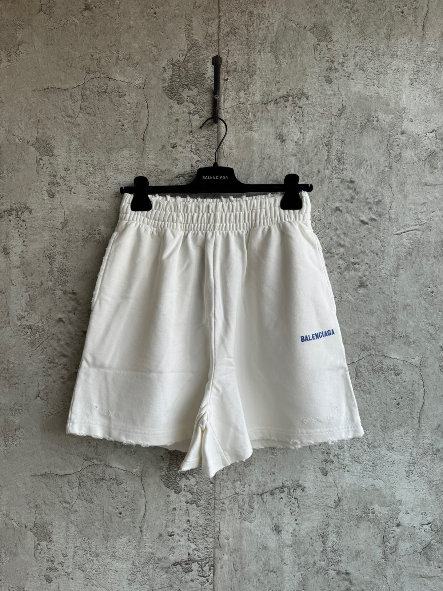 Balenciaga Shorts "White-Blue"