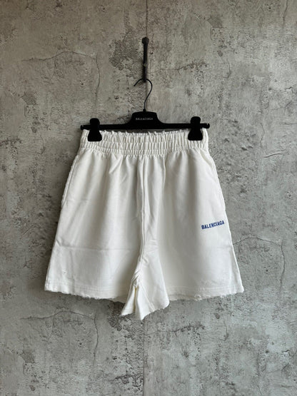 Balenciaga Shorts "White-Blue"