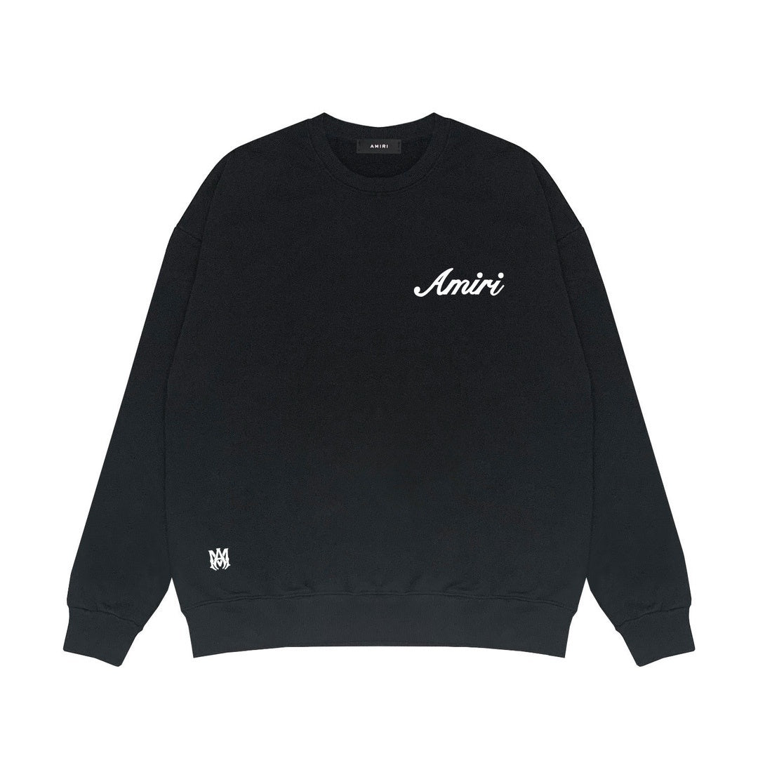 Amiri Script Logo Sweatshirt "Black"
