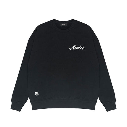 Amiri Script Logo Sweatshirt "Black"
