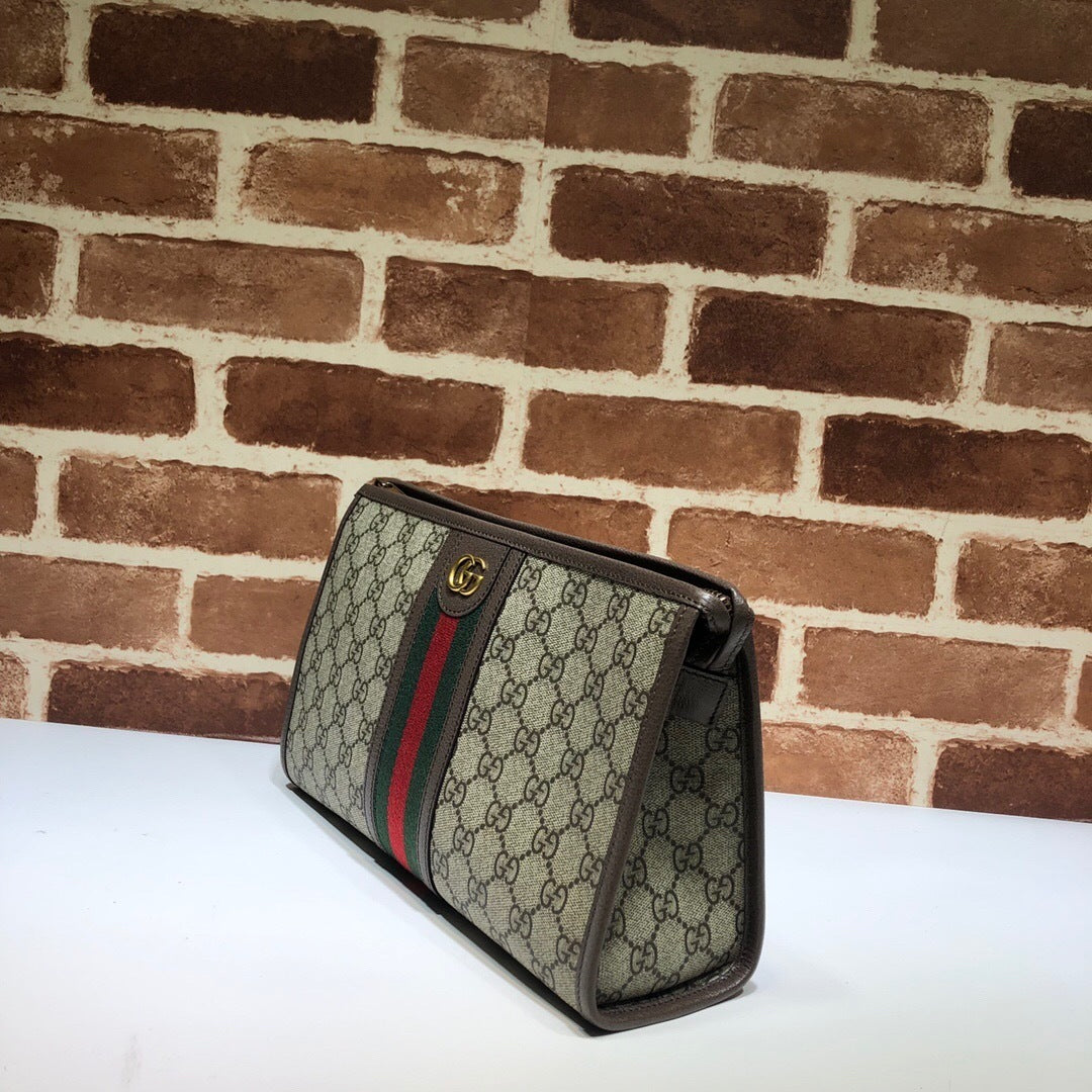 Gucci Ophidia GG Pouch in Supreme Canvas