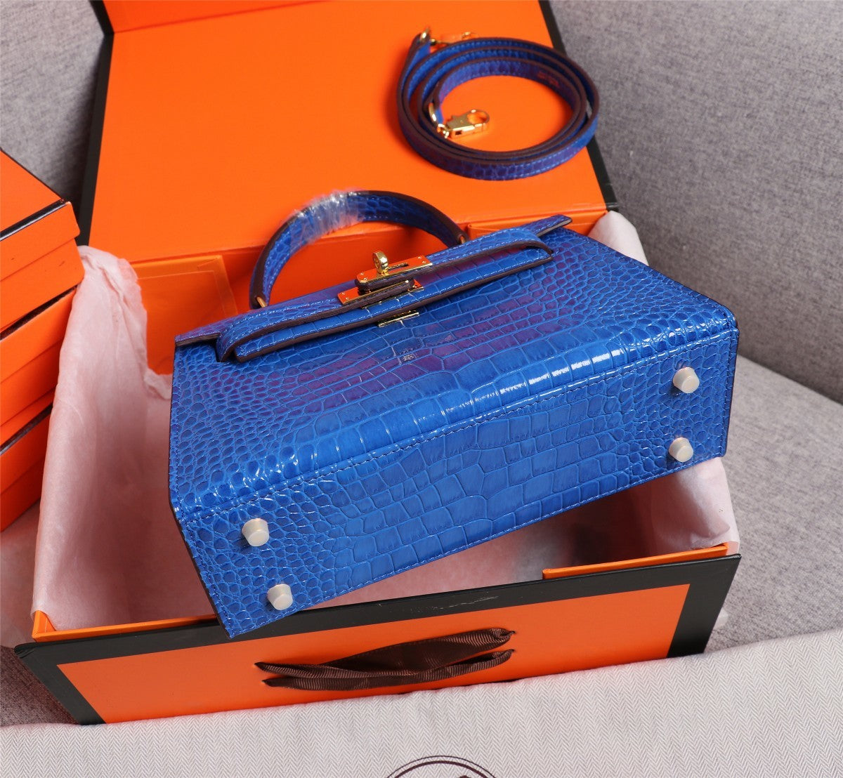 Hermès Aligator Leather Mini Kelly 20