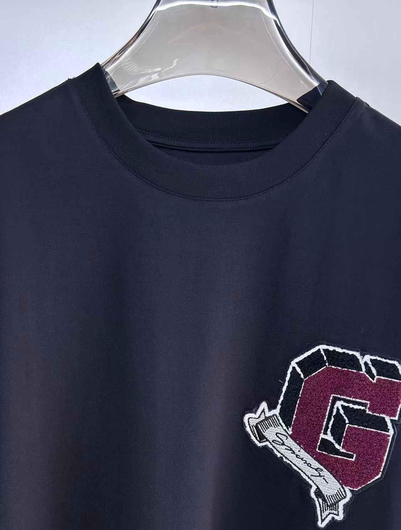 Givenchy College Cotton T-Shirt "Black"