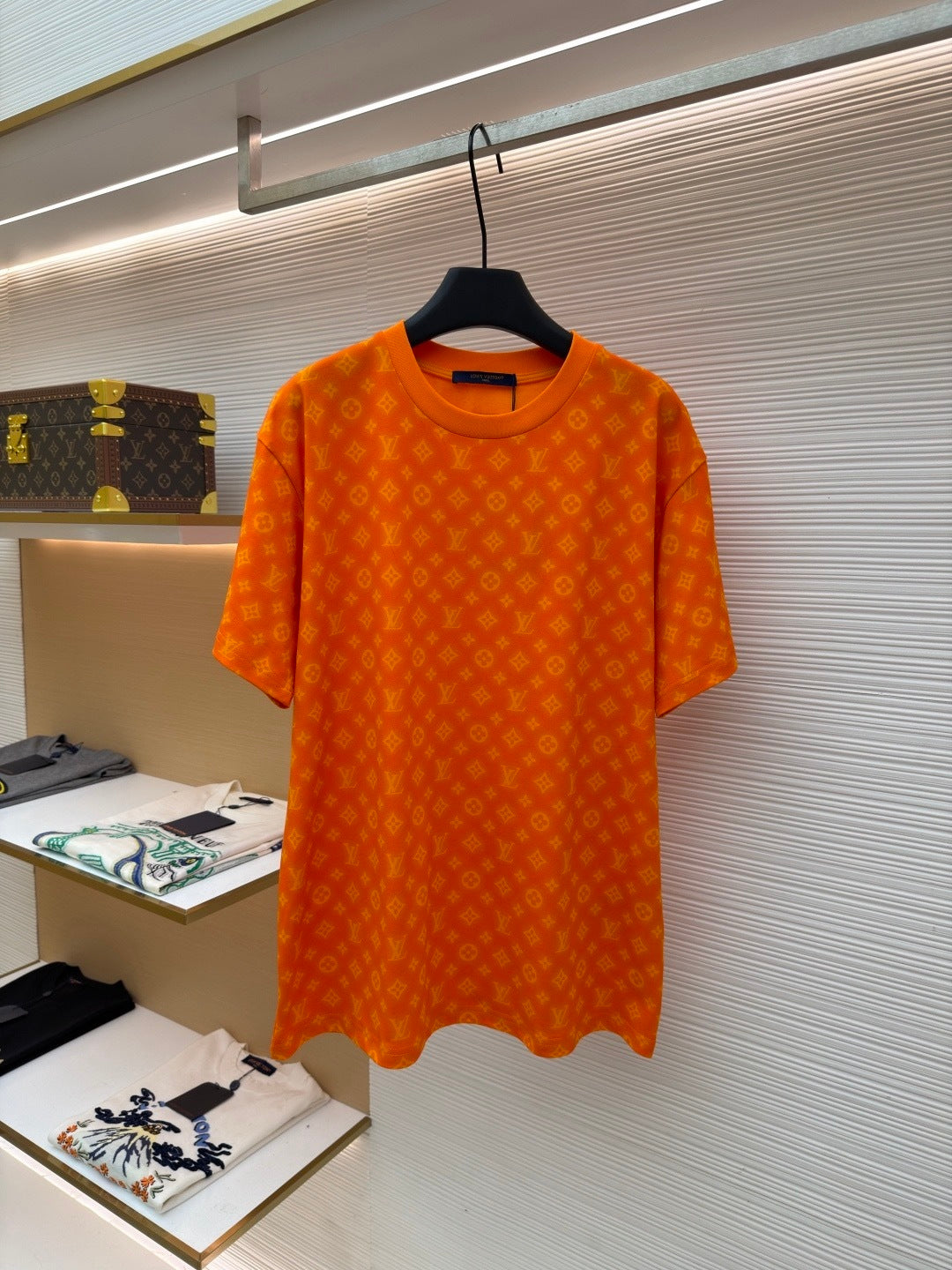 Louis Vuitton Monogram Short-Sleeved T-shirt "Vibrant Orange"