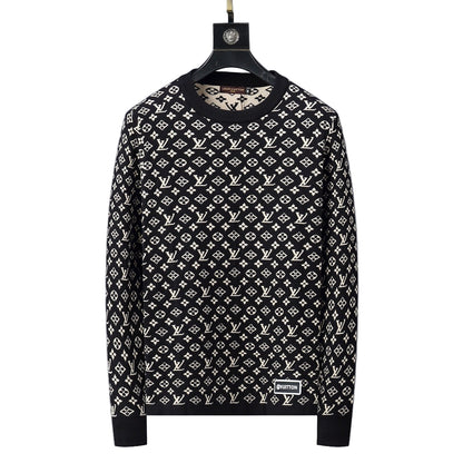 Louis Vuitton Sweater "Black-Beige Monogram"