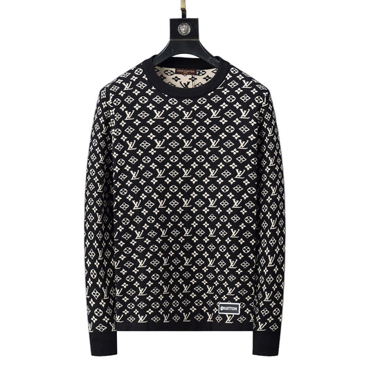 Louis Vuitton Sweater "Black-Beige Monogram"