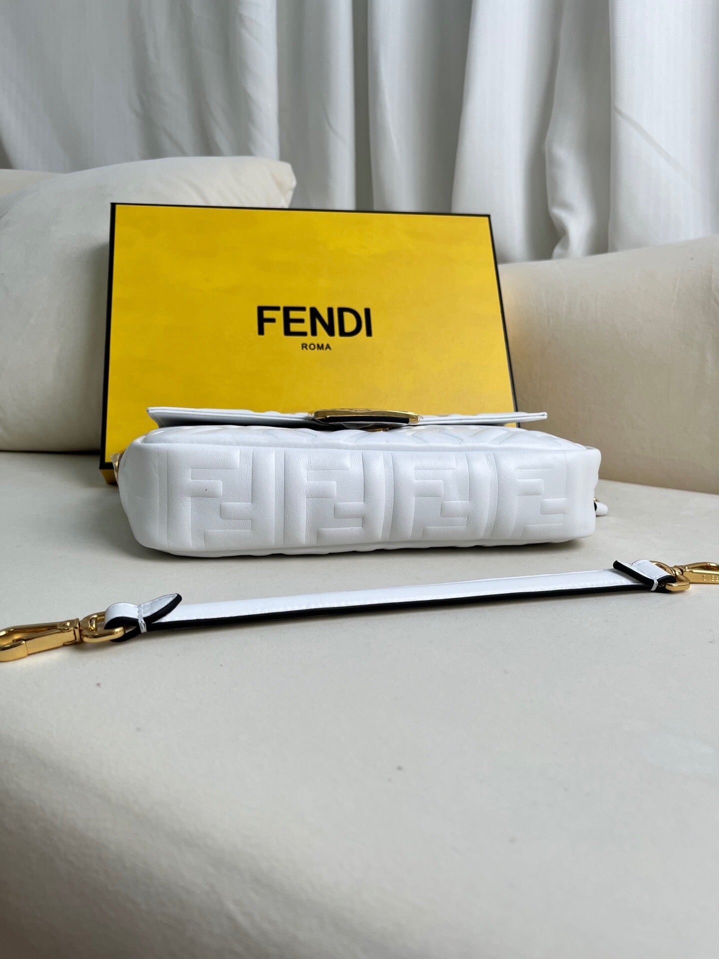 Fendi Baguette Leather Bag