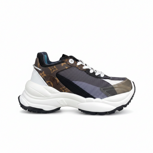 Louis Vuitton Run 55 "White-Black-Beige"