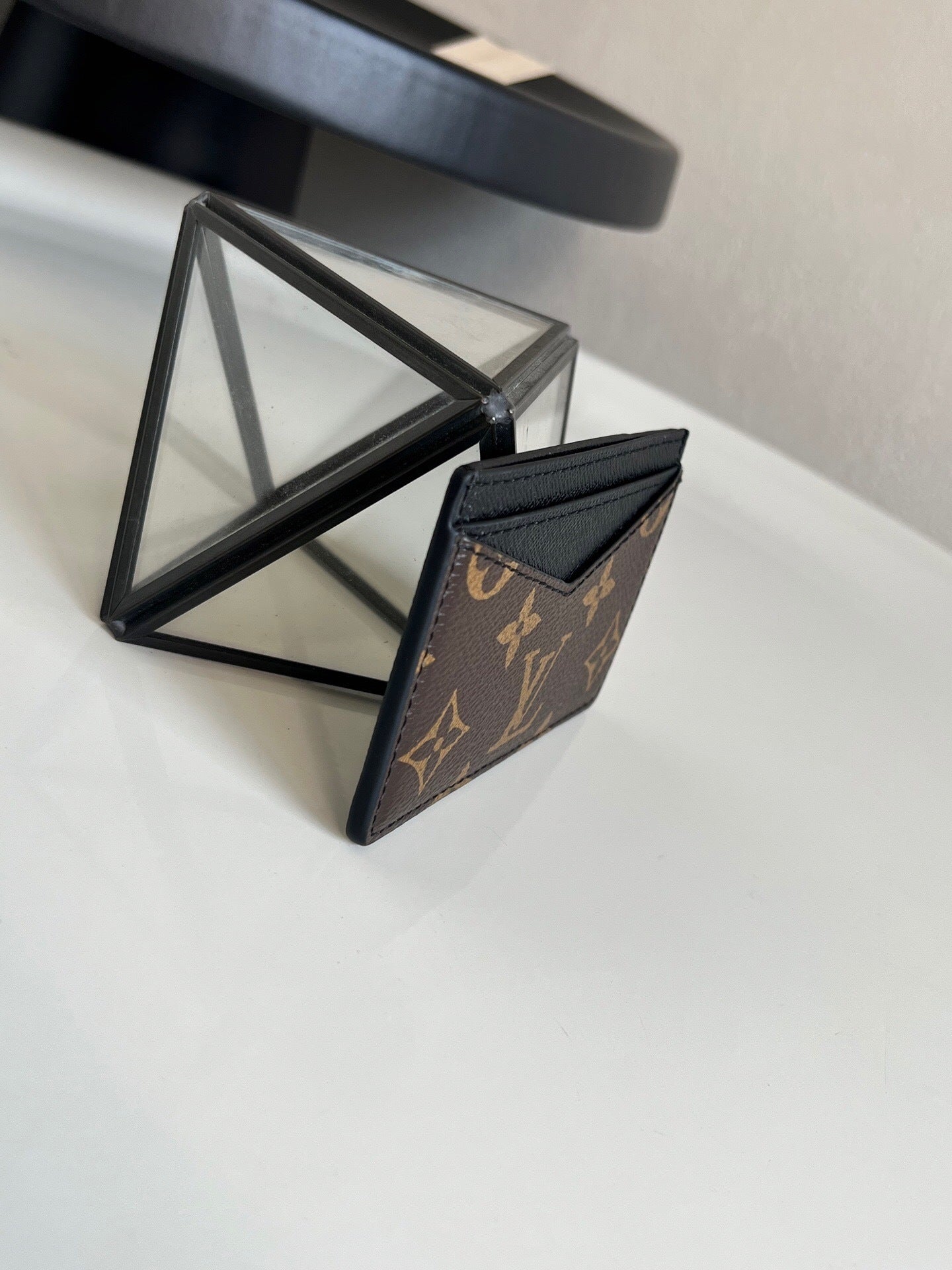 Louis Vuitton Neo Porte Cartes "Monogram Macassar Canvas"