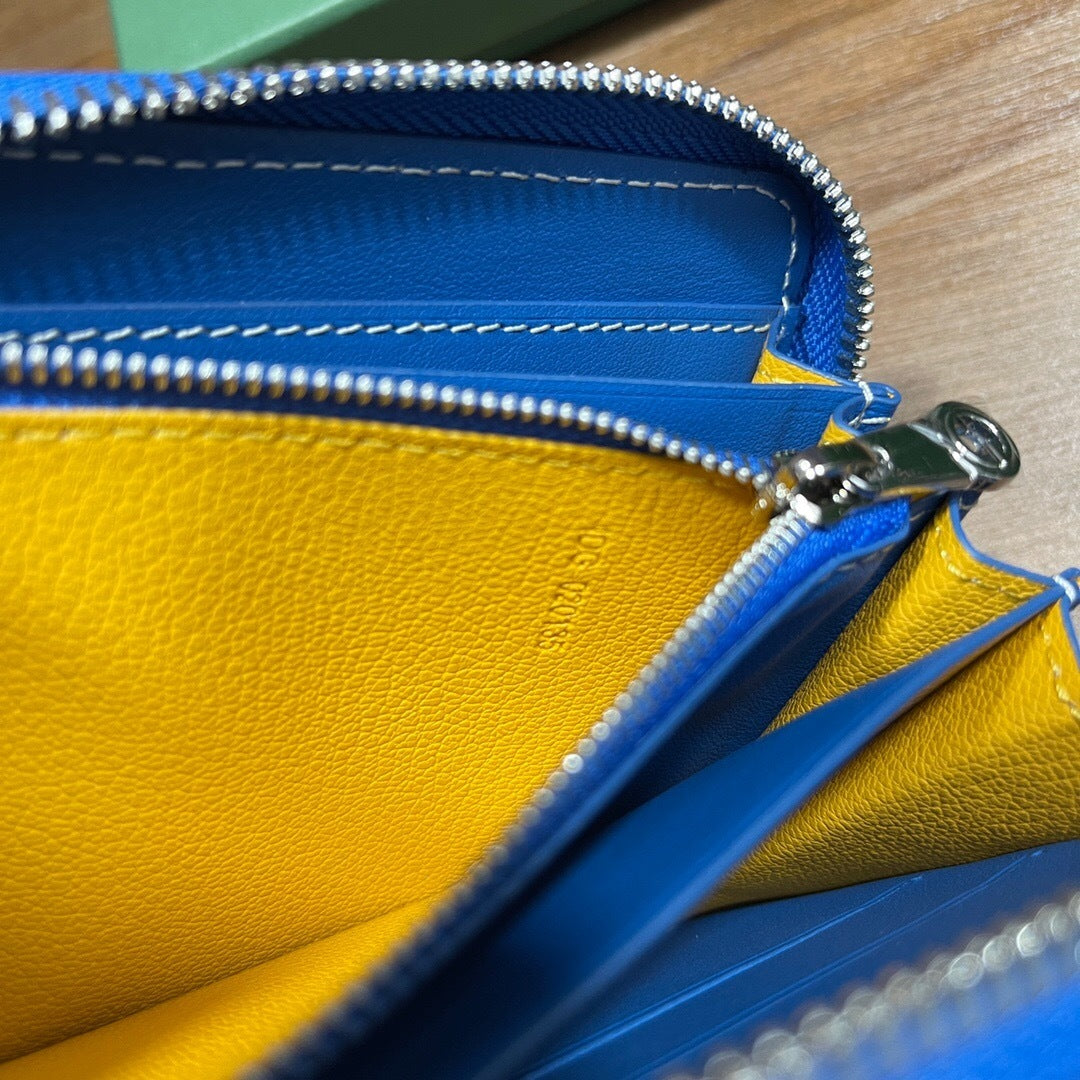 Goyard Matignon GM Wallet "Sky Blue"