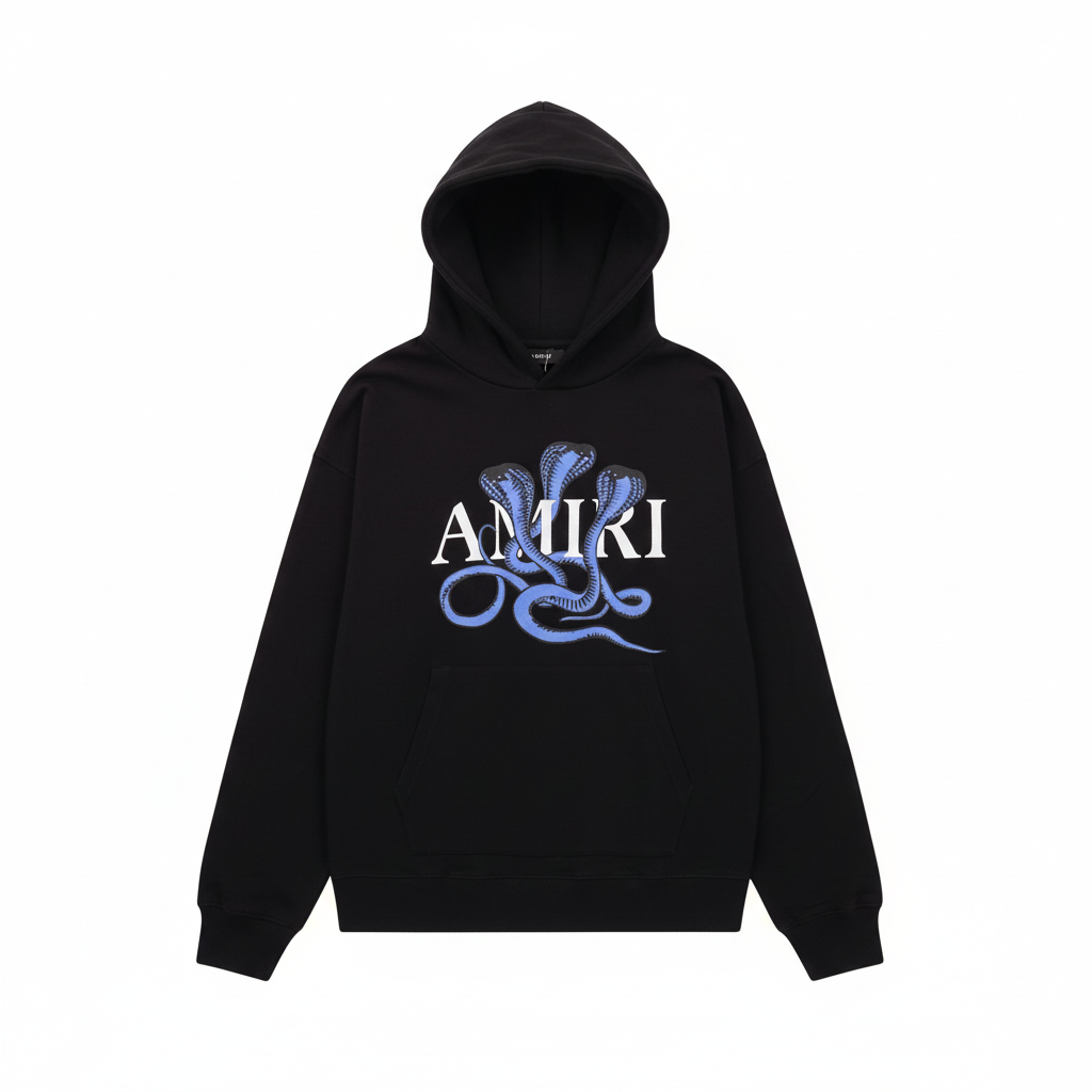 Amiri Poison Hoodie "Black-Blue"