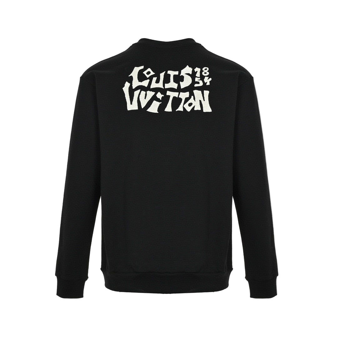 Louis Vuitton LV Comics Owl Patch Sweatshirt  "Black"