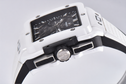 Hublot Square Bang Unico 42mm White Rubber Strap White Dial