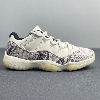 Air Jordan 11 Retro Low "Light Bone Snakeskin"