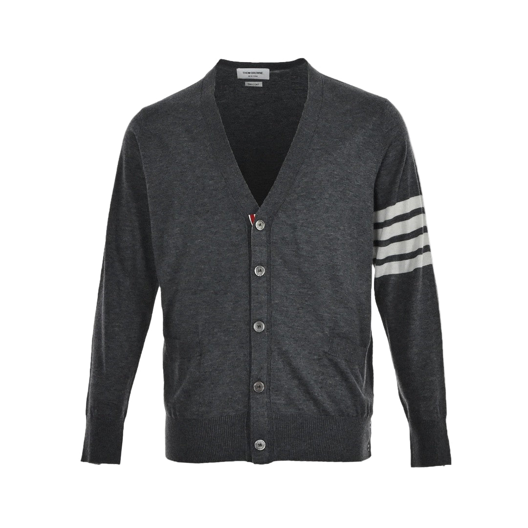 Thom Browne 4-Bar Cardigan "Grey"
