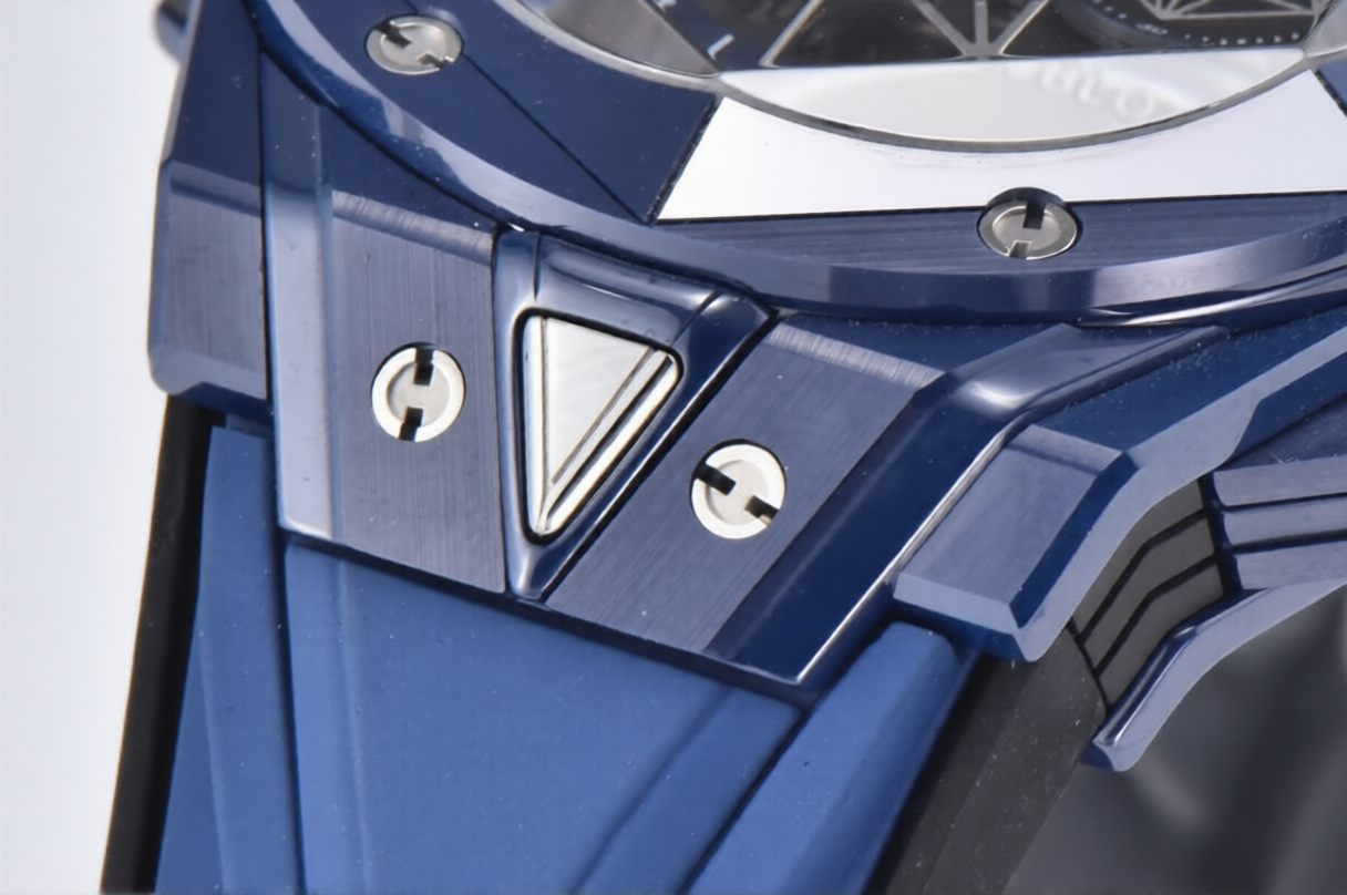Hublot Big Bang Sang Bleu II 45mm Blue Rubber Strap Skeleton Dial