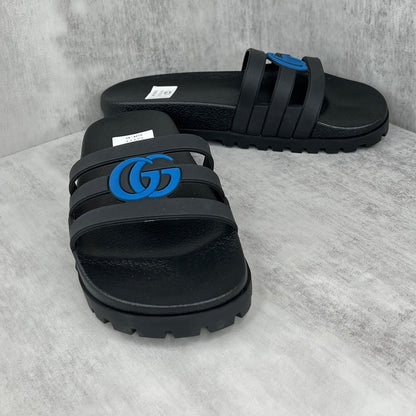 Gucci Slides "Black-Blue"