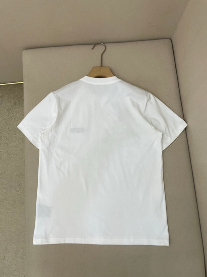 Dior CD Box T-Shirt "White Cotton Jersey"