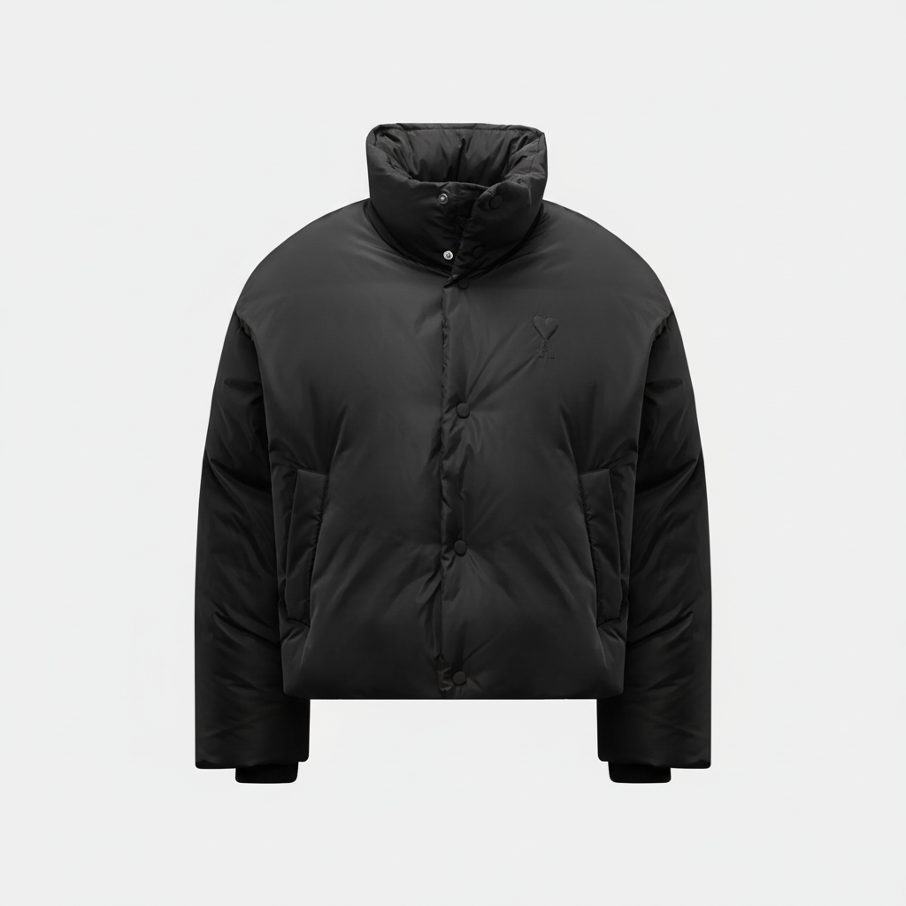 Ami Paris Down Jacket "Black"