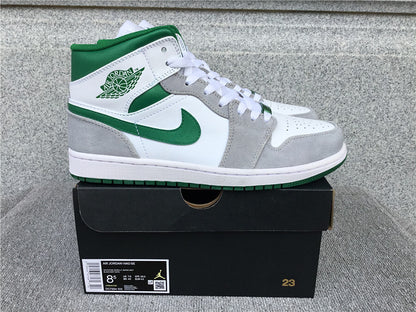 Air Jordan 1 Mid SE "Grey-Green-White"